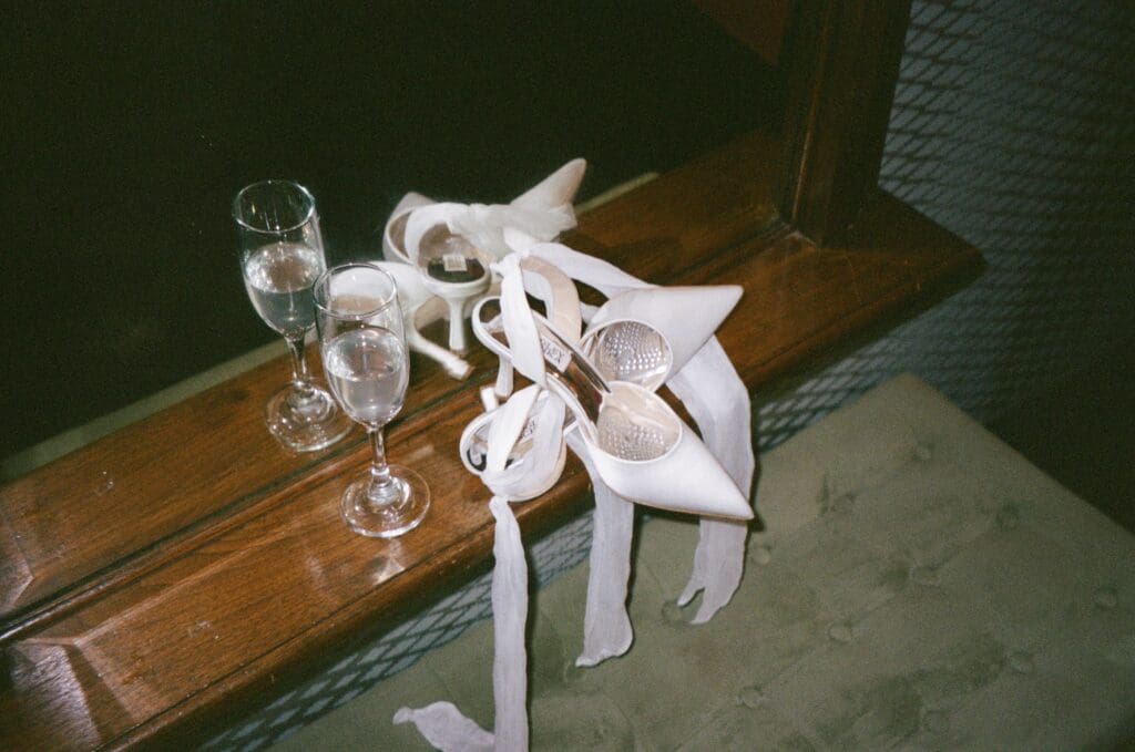 Wedding detail photos on film