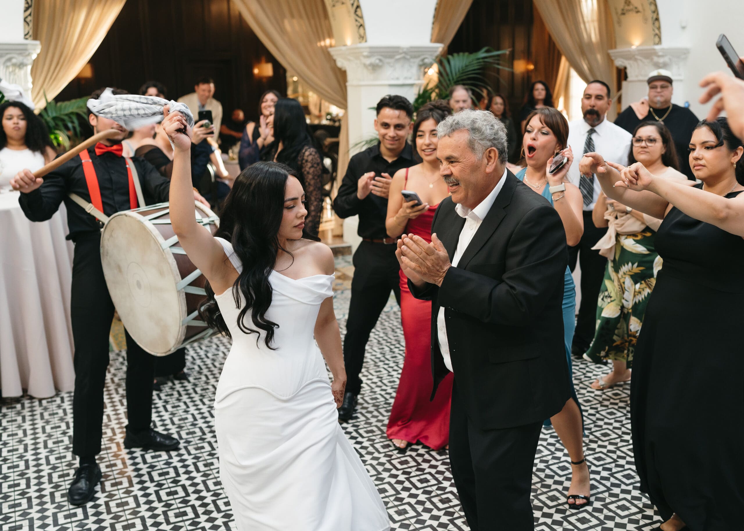 Wedding reception at Ebell Long Beach, CA